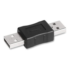 USB Adapter Gender Changer Coupler A (Male) to A (Male)