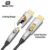 Gigacord Gigacord Fiber Optic HDMI 2.0 Slim Flexible Cable 18Gbps, Supports 4K 60Hz(4:4:4, HDR10, ARC, HDCP2.2) 1440p 144Hz, One Direction (A-D) Interchangeable Metal Connectors (Choose Length)