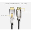 Gigacord Gigacord Fiber Optic HDMI 2.0 Slim Flexible Cable 18Gbps, Supports 4K 60Hz(4:4:4, HDR10, ARC, HDCP2.2) 1440p 144Hz, One Direction (A-D) Interchangeable Metal Connectors (Choose Length)