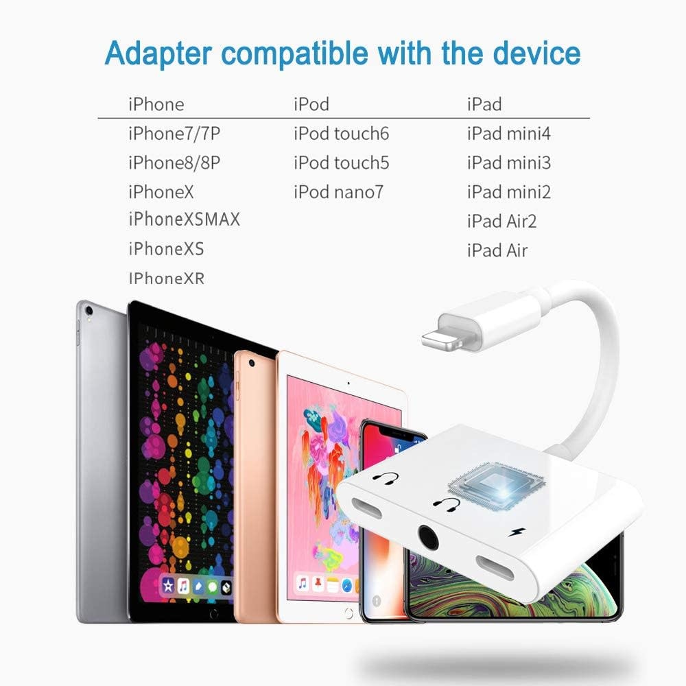 iPhone to HDMI + Charging Adapter Cable, White - NWCA Inc.