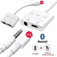 Gigacord iPhone Lightning to 3.5mm Headphone Jack & Lightning Port, Volume Control