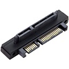 Gigacord 90 Degree Up Angled SATA 22Pin 7+15 Male to SATA 22Pin Female Extension Convertor Adapter