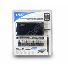 MSI MSI StarPower Slim Universal Power Supply Adapter for Notebook Laptop AD6519A