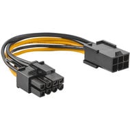 6 Pin Male to 8 Pin Male PCIe Express Power Adapter Cable for Graphics Video Card 6Pin to 8Pin PCI-E Power Adapter Cable