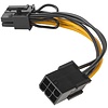 6 Pin Male to 8 Pin Male PCIe Express Power Adapter Cable for Graphics Video Card 6Pin to 8Pin PCI-E Power Adapter Cable