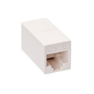 Cat.6 RJ45 Inline Coupler White