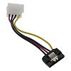 6-inch 4 Pin Molex to SATA HD Power Cable Adapter