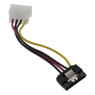 6-inch 4 Pin Molex to SATA HD Power Cable Adapter