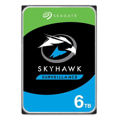 Seagate SkyHawk 6TB Surveillance Hard Drive - SATA 6Gb/s 128MB Cache 3.5-Inch Internal Drive (ST6000VX0023)