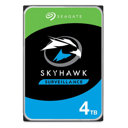Seagate SkyHawk 4TB Surveillance Hard Drive - SATA 6Gb/s 64MB Cache 3.5-Inch Internal Drive (ST4000VX007)