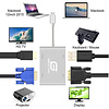 Gigacord Gigacord USB Type-C to VGA / HDMI / DVI / USB 3.0 4K Adapter, Multi Monitors Hub Adapter Cable (Thunderbolt 3 Compatible) Compatible with MacBook/MacBook Pro/Chromebook Pixel