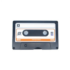 Gigacord Gigacord Cassette Tape Retro USB 2.0 Flash Drive, Black (Choose Size)
