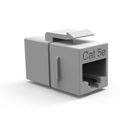 Cat5E Inline Coupler w/Keystone Latch (Choose color)