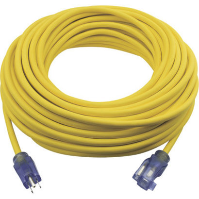 100Ft 12/3 Outdoor Extension Cord, Yellow