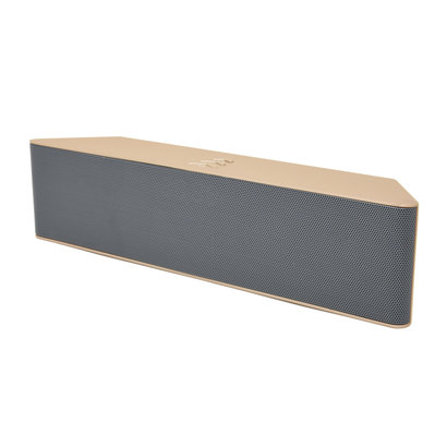 ML-23U 6-Watt Wired/Wireless Bluetooth 3.0 FM Speaker with Mic, Gold