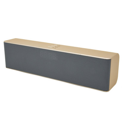 ML-53U 6W Wired/Wireless Bluetooth 3.0 FM Speaker with Mic, Gold