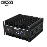 Cryo-PC Cryo-PC i3-7100 NUC Sized Fanless PC with Power Adapter Windows 10 Pro (Choose RAM and Storage)