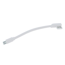 5" USB Micro Right Angle Cable, White