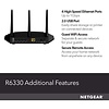 Netgear NETGEAR WiFi Router (R6330) - AC1600 Dual Band Wireless Speed (up to 1600 Mbps) | Up to 1200 sq ft Coverage & 20 Devices | 4 x 1G Ethernet and 1 x 2.0 USB Ports (R6330-1AZNAS)