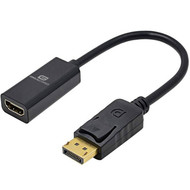 Gigacord Gigacord 8" DisplayPort Male to HDMI Female Converter Adapter, Black