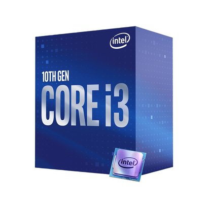 Intel Intel Core i3-10100 Desktop Processor 4 Cores up to 4.3 GHz LGA1200 (Intel 400 Series Chipset) 65W, BX8070110100