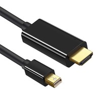 Mini DisplayPort to HDMI Cable 32AWG, Black (Choose Length)