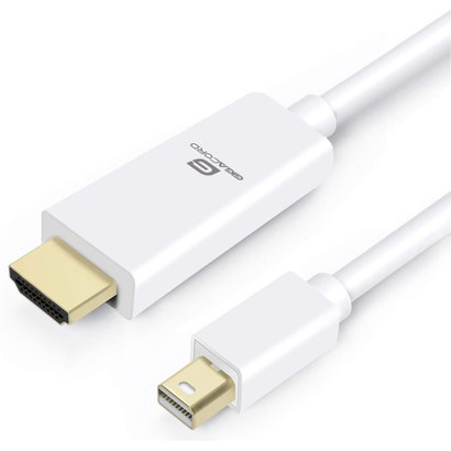 Gigacord Gigacord Mini DisplayPort to HDMI Male/Male Cable, White (Choose Length)