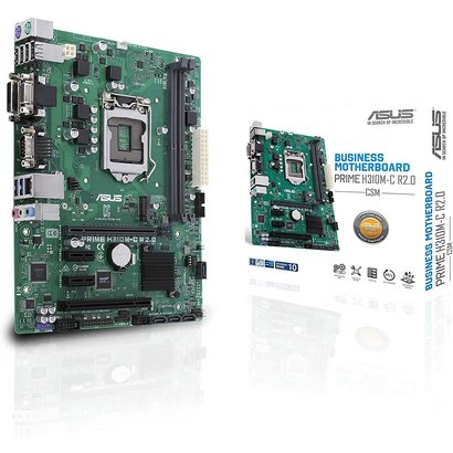 ASUS Asus Prime H310M-C R2.0/CSM Desktop Motherboard - Intel Chipset - Socket H4 LGA-1151