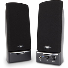 Cyber Acoustics Cyber Acoustics 4 Watt 2pc Amplified Speaker System 3.5mm Plug (Retail Box)