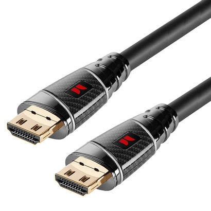 Monster 35Ft Monster Black Platinum Ultra HD HighSpeed HDMI 2.0 Cable with Ethernet, 27Gbps, 60/120HZ, 8-16 Bit, Recertified