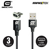 Gigacord Gigacord MAGtek 3ft. USB Micro Magnetic Charging/Sync Cable, 3A, Fast Charge, Braided Nylon, w/ LED Indicator