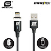 Gigacord Gigacord MAGtek 6ft. iPhone iPad Magnetic Charging/Sync Cable, 3A, Fast Charge, Braided Nylon, w/ LED Indicator