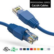 50 Foot Cat6A UTP Ethernet Network Booted Cable 24AWG Pure Copper, Blue Cat-6A (50Ft.)