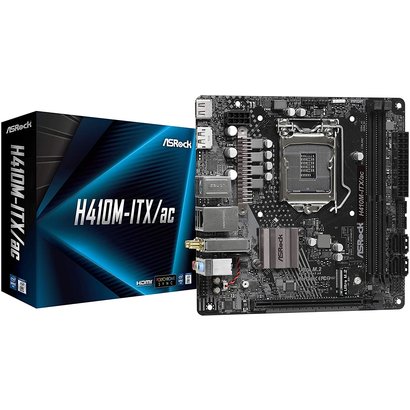 ASRock ASRock H410M-ITX/AC LGA 1200 Intel H410 SATA 6Gb/s Mini ITX Intel Motherboard