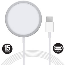 Gigacord Gigacord 15W Magsafe Wireless Magnetic Charger, White iPhone 12 Pro Max