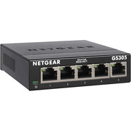Netgear NETGEAR 5-Port Gigabit Ethernet Unmanaged Switch (GS305) - Home Network Hub, Office Ethernet Splitter, Plug-and-Play, Fanless Metal Housing, Desktop or Wall Mount