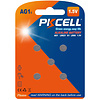 PKCELL AG1 1.5V Alkaline Button Cell Battery (Choose Quantity)