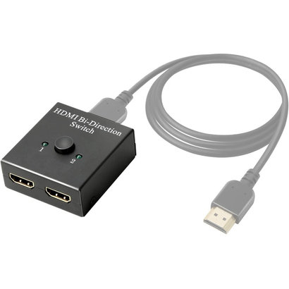 Gigacord Gigacord Bi-directional HDMI 1x2 2x1 AB 2-Port Switch with 2 port support 4K 1080P 3D Ultra HD Full HD HDCP pass through