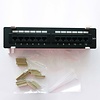 Cat.5E 110 Type Patch Panel 12Port Vertical w/Bracket Wall Mountable