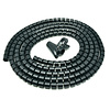 Gigacord Spiral Cable Zip Wrap Black 15mm x 1.5m (0.6" x 4.