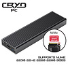 Cryo-PC Cryo-PC USB 3.1 Type-C Gen2 10Gbps M.2 NVME SSD Enclosure, Aluminum (M key only, 1-gap)