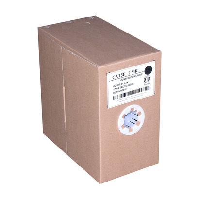 1000Ft Cat.5E Solid Wire Bulk Cable 24AWG CMR Pull Box, Yellow
