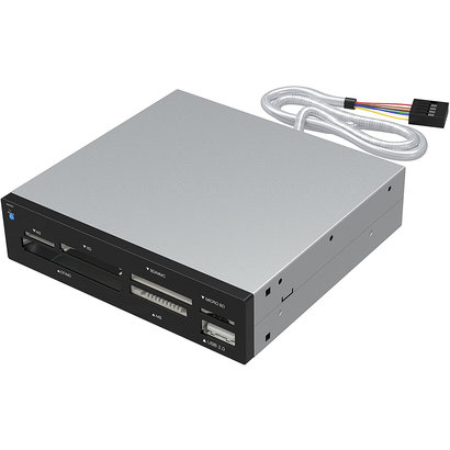 Sabrent Sabrent 74-in-1 3.5-Inch Internal Flash Media Card Reader/Writer with USB Port (CR-USNT)