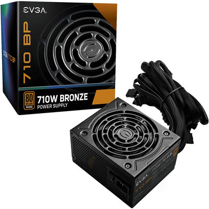 EVGA EVGA 710 BP, 80+ BRONZE 700W + 10W, 3 Year Warranty, Power Supply 100-BP-0710-K1, 710W