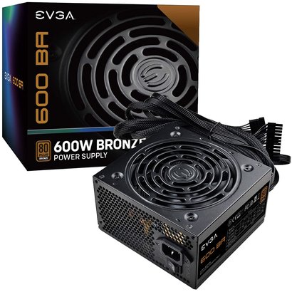 EVGA EVGA 600 BA, 80 Plus Bronze 600 Watt ATX Power Supply 100-BA-0600-K1