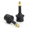 Gigacord Digital Fiber Optic Toslink to 3.5mm Jack (Mini Toslink) Plug Adaptor Digital Optical for Audio (2Pack)