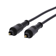 3Ft Toslink/Toslink 5mm Digital Audio Optical Cable, Black