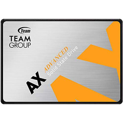 Teamgroup TEAMGROUP AX2 512GB 3D NAND TLC 2.5 Inch SATA III Internal Solid State Drive SSD (Read Speed up to 540 MB/s) Compatible with Laptop & PC Desktop