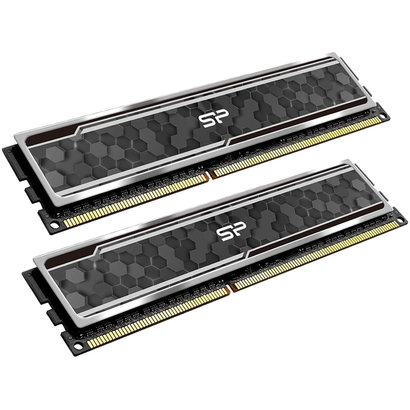 Silicon Power Silicon Power Gaming Series DDR4 16GB (8GBx2) 3200MHz (PC4 25600) CL16 1.35V Desktop Memory Module RAM with Heatsink Camouflage Grey