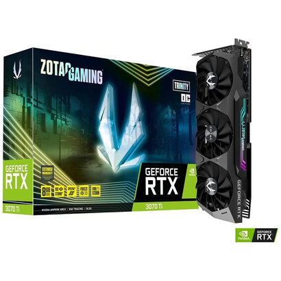 Zotac ZOTAC Gaming GeForce RTX 3070 Ti Trinity OC 8GB GDDR6X 256-bit 19 Gbps PCIE 4.0 Gaming Graphics Card, IceStorm 2.0 Advanced Cooling, Spectra 2.0 RGB Lighting, ZT-A30710J-10P
